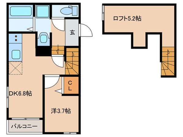 Ｍｅｌｌｏｗの物件間取画像